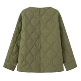 LIZAKOSHT  -  Fashion Casual Commuting Jacket Women Parkas Long Sleeve Padded Coat Woman Warm Winter Woman Coats Season Jacket for Women